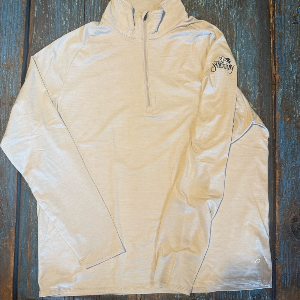 Cream AndersonOrd Quarter-Zip Pullover